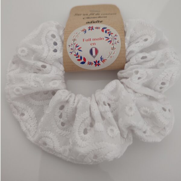 Chouchou femme blanc